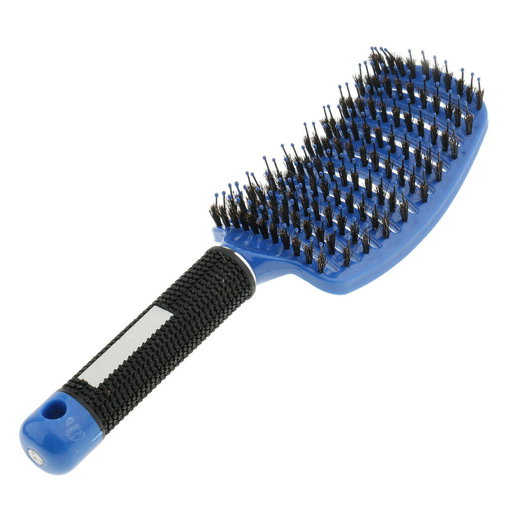 Detangling Paddle Hair Brush Vented Nylon Bristle Hairbrush Comb Tools Random