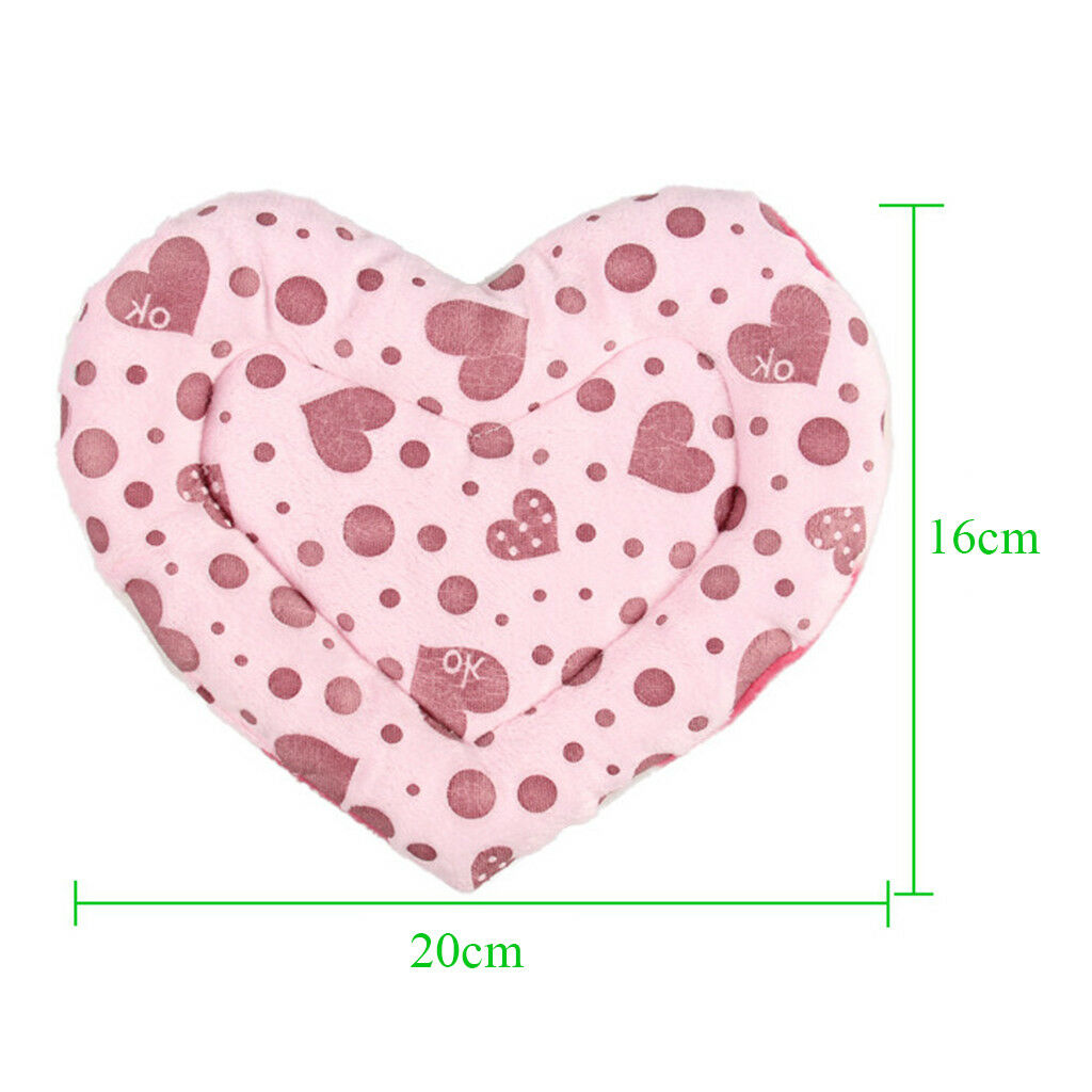 Small Pet Cute and Soft Mat Sleep Bed, Cotton, for Hamster Guinea Pig Pink