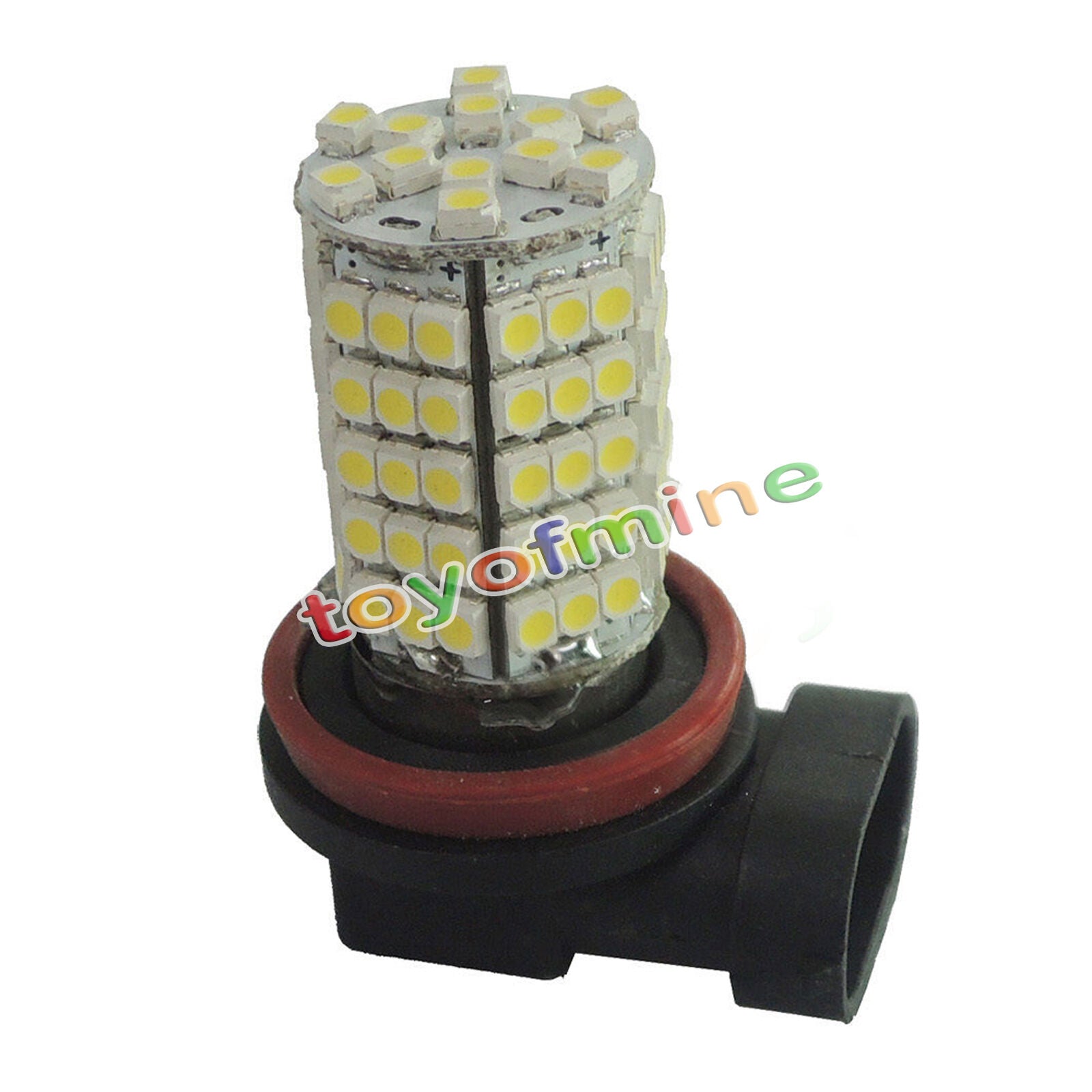 1 Pcs Car H11 102 SMD LED Pure White Fog Parking Head Light Lamp Bulb 12V New