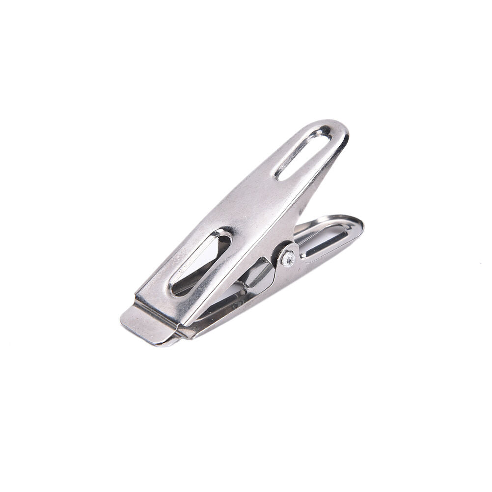 20Stainless Steel  Washing Line Clothes Pegs Hang Pins Clips Windproof Clamps XC