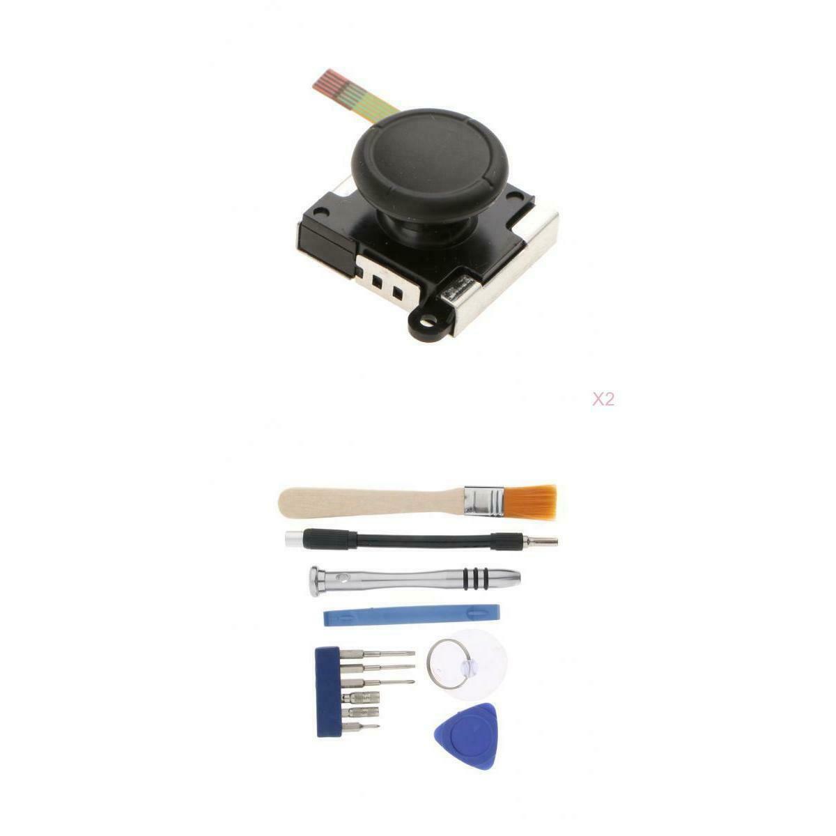 2 pieces 19mm Analog Joystick Sensor for Nintendo Switch Joy-con+Screwdriver