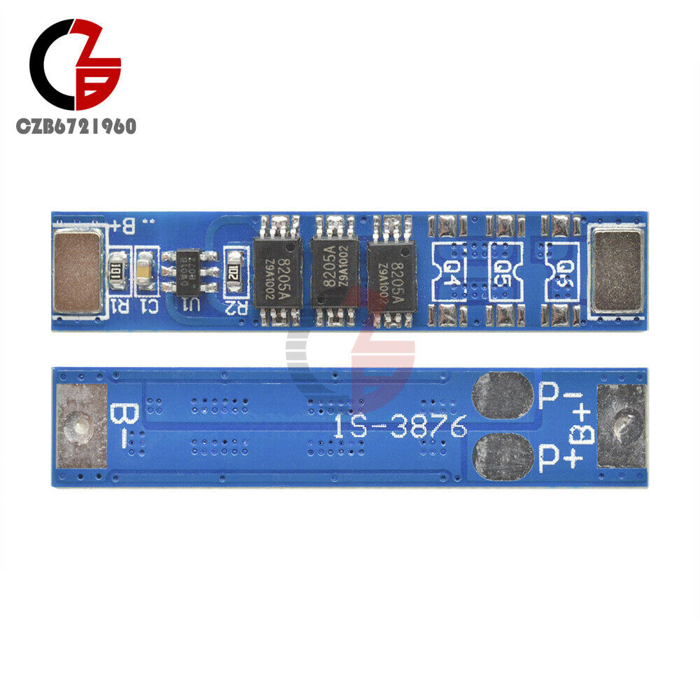1S 5/10/15A 18650 MOS Li-ion Lithium Battery Charging BMS 3.7V Protection Board
