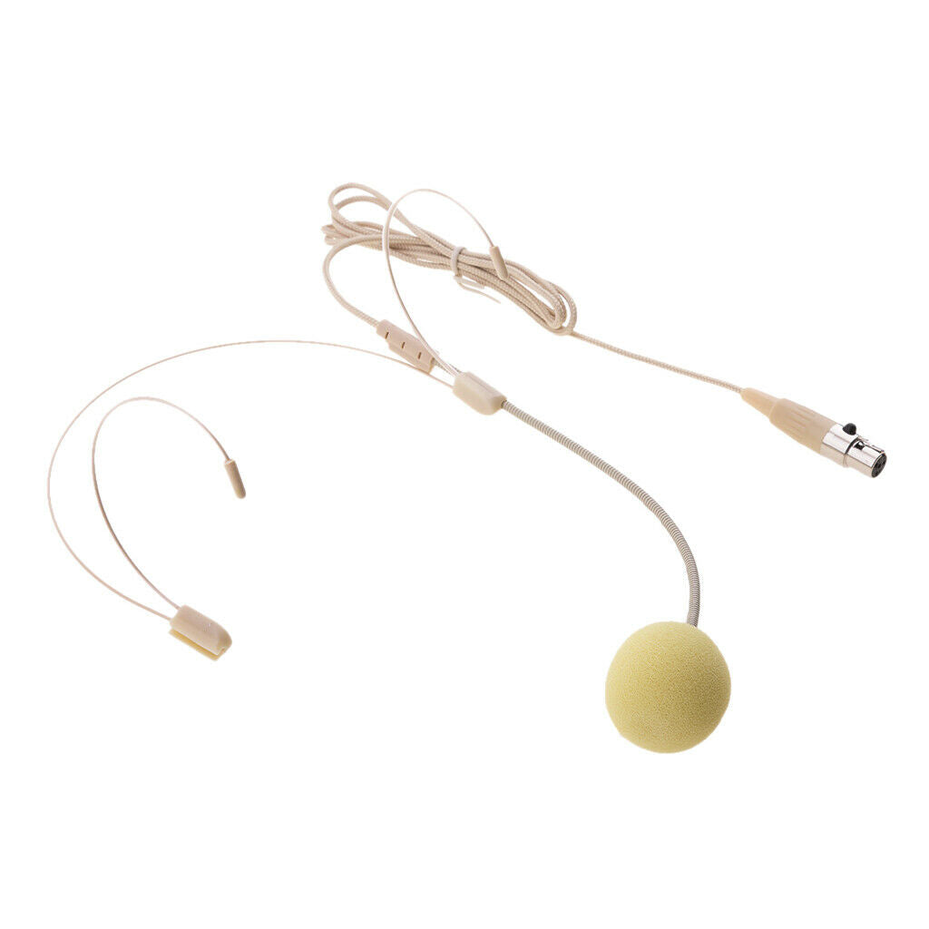 JY-533 XLR 4Pin Connector Dual Ear Hook Wired Headworn Megaphone Microphone