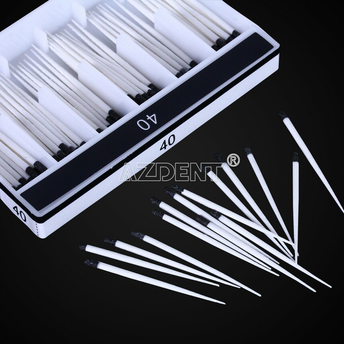 10X Dental Root Endodontics Absorbent Paper Points Taper 0.06 40# 100pcs/pack