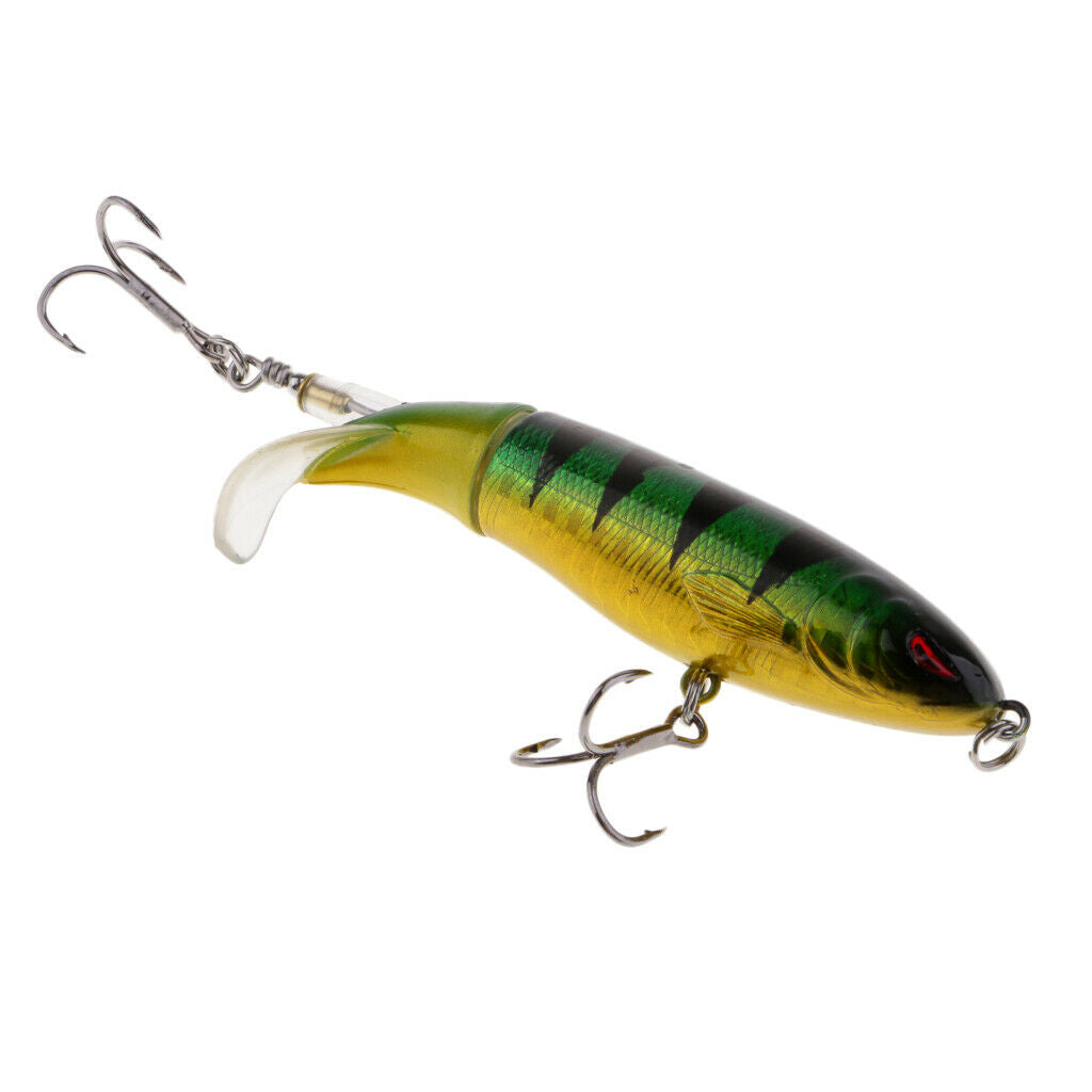 10cm Fishing Lure Baits Floating Realistic   Baits Hooks Tackle - Green