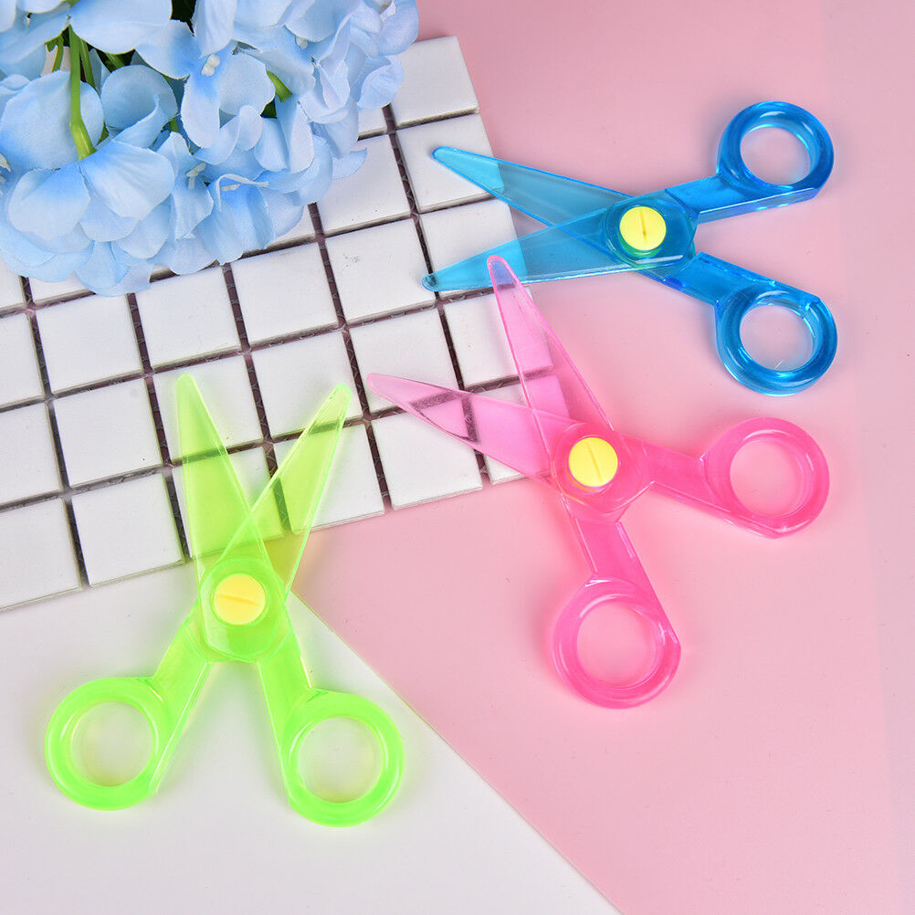 Quality Safety scissors Paper cutting Plastic scissors Children's handmad.l8