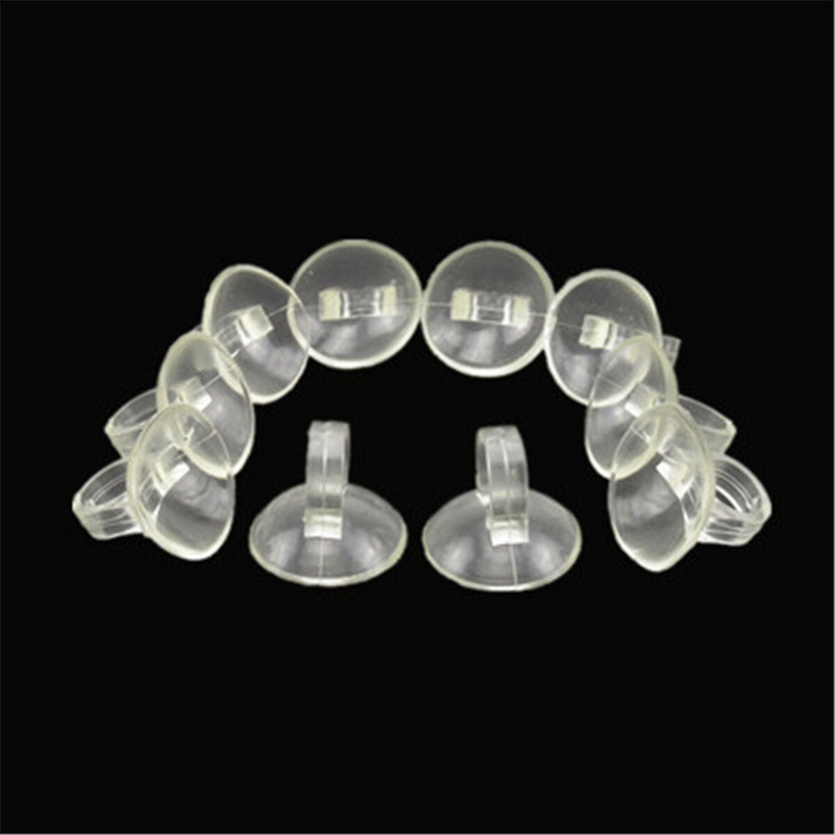 10X 9.9mm Diameter Aquarium Fish Tank Suction Cup Tube Holder Sucker Pipe Clips