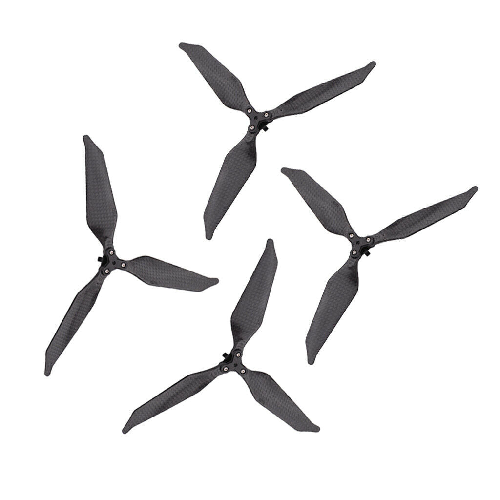 4 Packs Quick Release 3- Carbon Fiber Propeller For DJI Mavic Pro