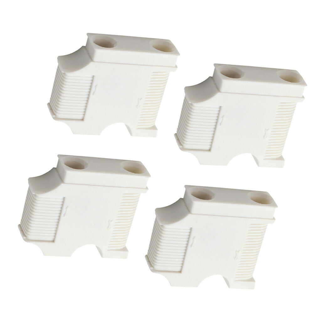 4x Rugged ABC Plastic Fender Holder Adjuster Hanger for Boats