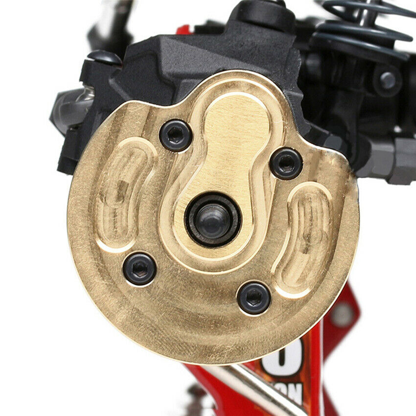 Copper Counterweight Brass Portal Cover 1.9UTB For 1:10 Axial SCX10 III AXI03007