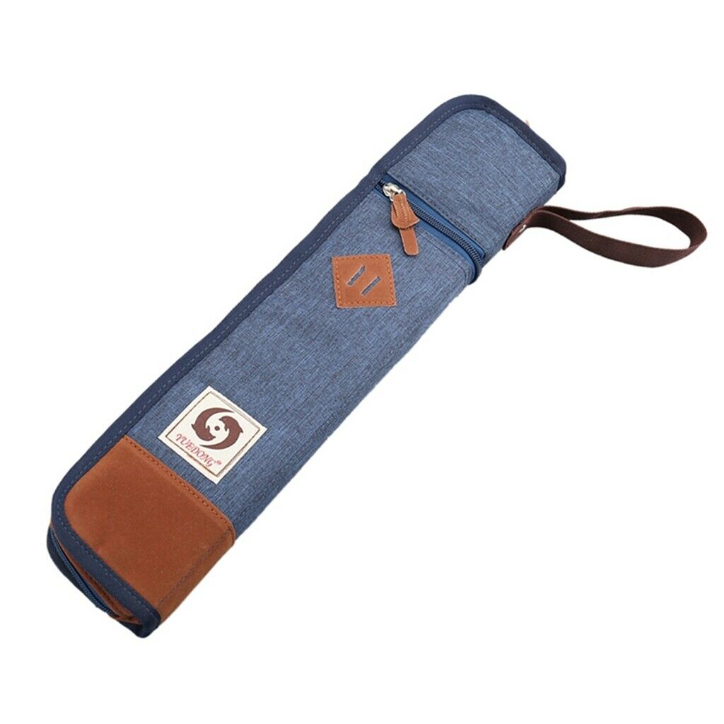Drum Stick Holder Drumsticks Bag Case Waterproof Oxford Cloth Blue