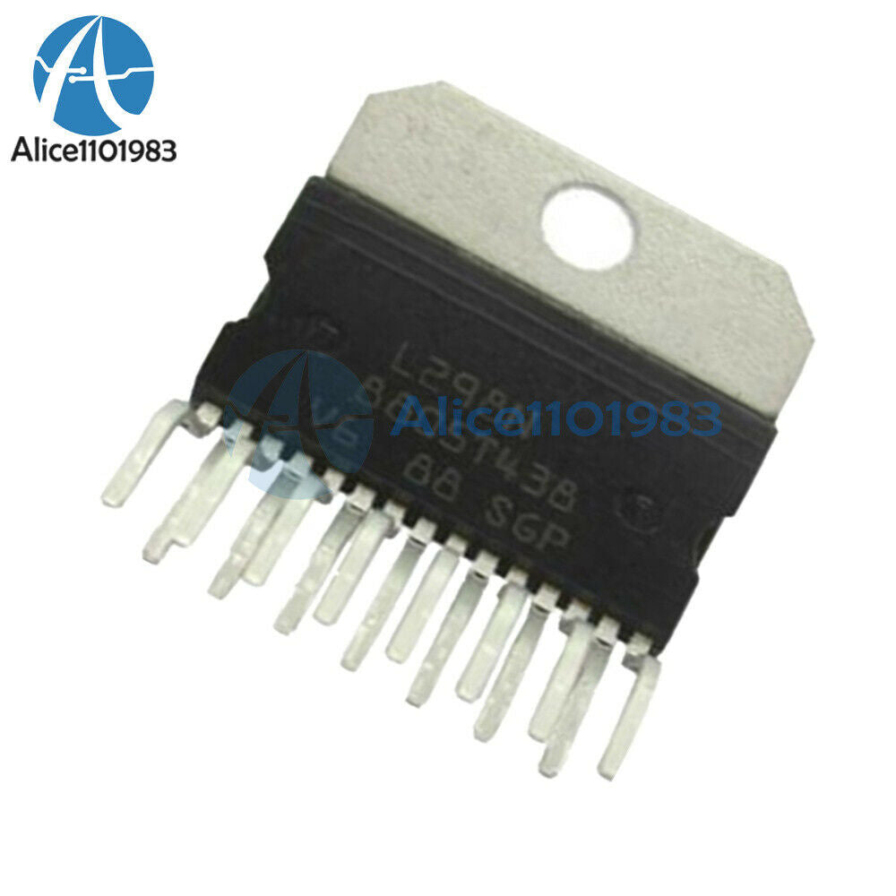 10PCS L298N ZIP-15 ST DUAL FULL BRIDGE MOTOR DRIVER IC