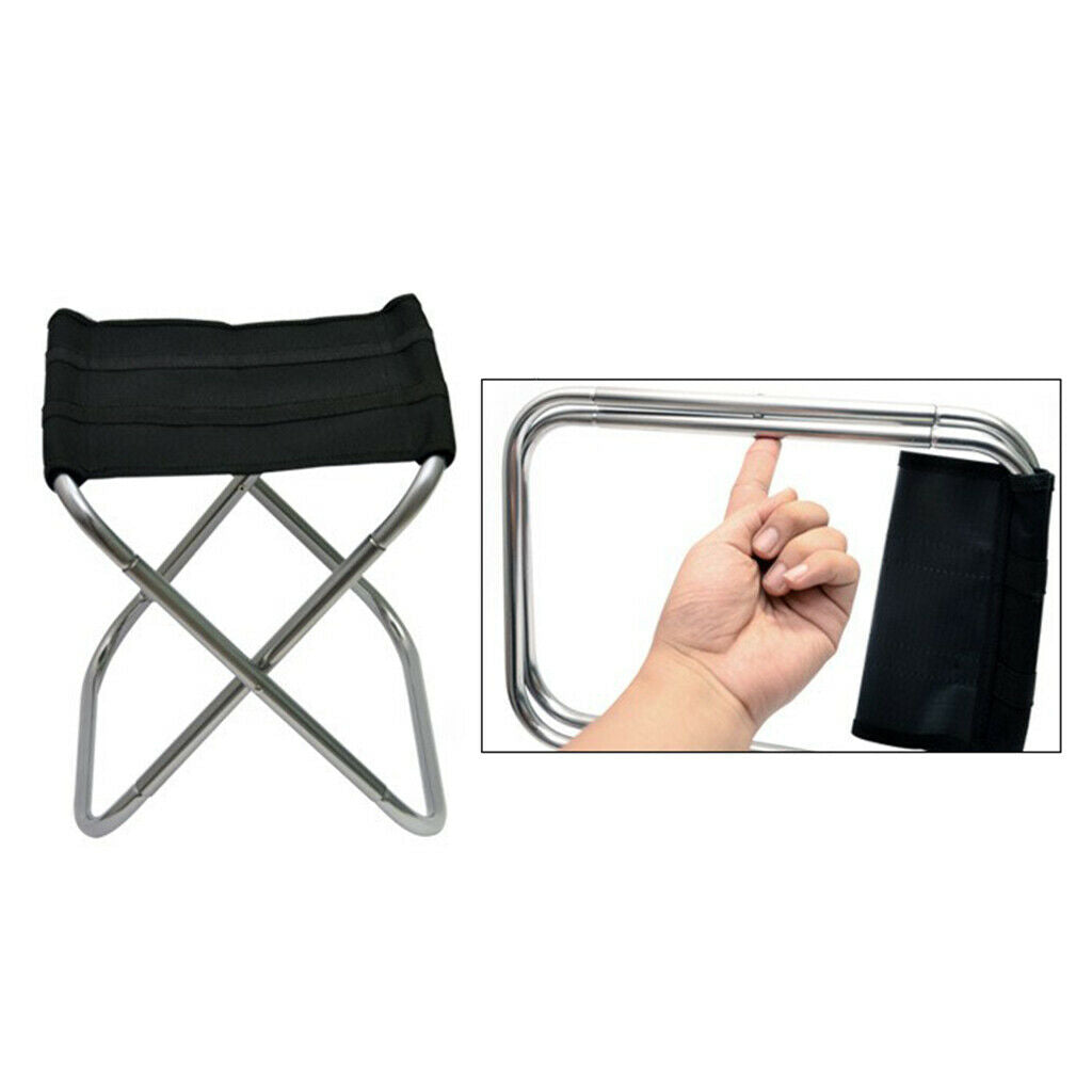 2X Outdoor Ultralight Portable Folding Chair Fishing Camping BBQ Picnic Gray