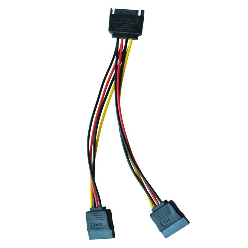 6in SATA Power Y Splitter Cable Adapter - M/F (Power Cable) U3L3