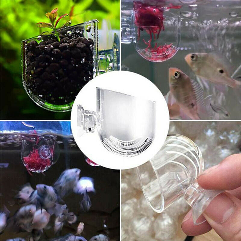 Aquarium Fish Tank Crystal Glass Pot Water Potted Aquatic Planting Cylind.l8
