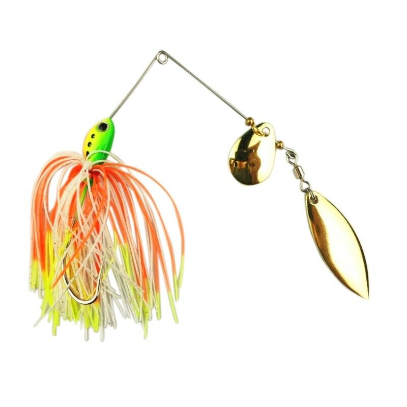 5pcs/set Buzzbait Fishing Lure Spinner Bait Jigs Leadhead Sharp Hooks New