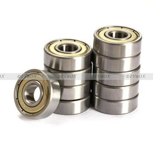 10PCS Flange Ball Bearing 608ZZ 8*22*7 mm Metric Flanged Bearing