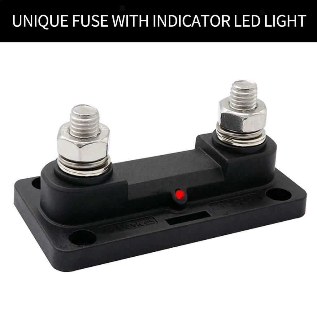 Compact Automotive Car Marine ANL Blade Fuse Box 32V 35-300A w/ Indicator