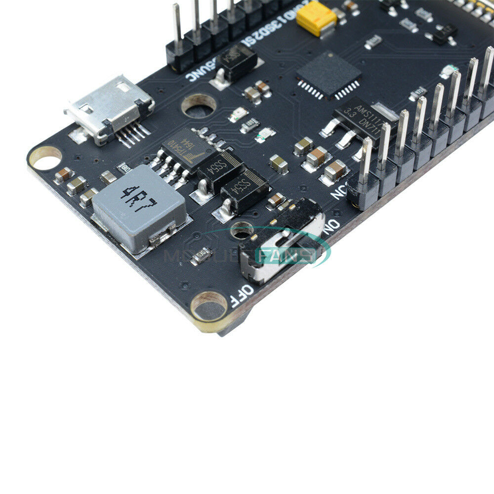 White ESP32 WiFi Bluetooth 0.96 inch OLED 18650 Battery Development CP2102 Board
