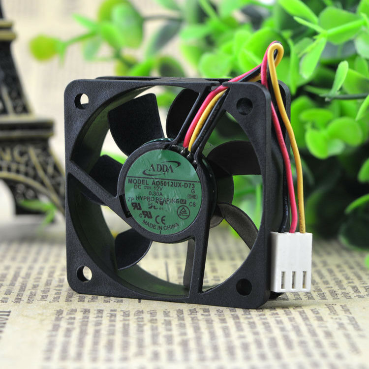 for ADDA AD5012UX-D73 fan 50*50*15mm 12V 0.3A 3pin