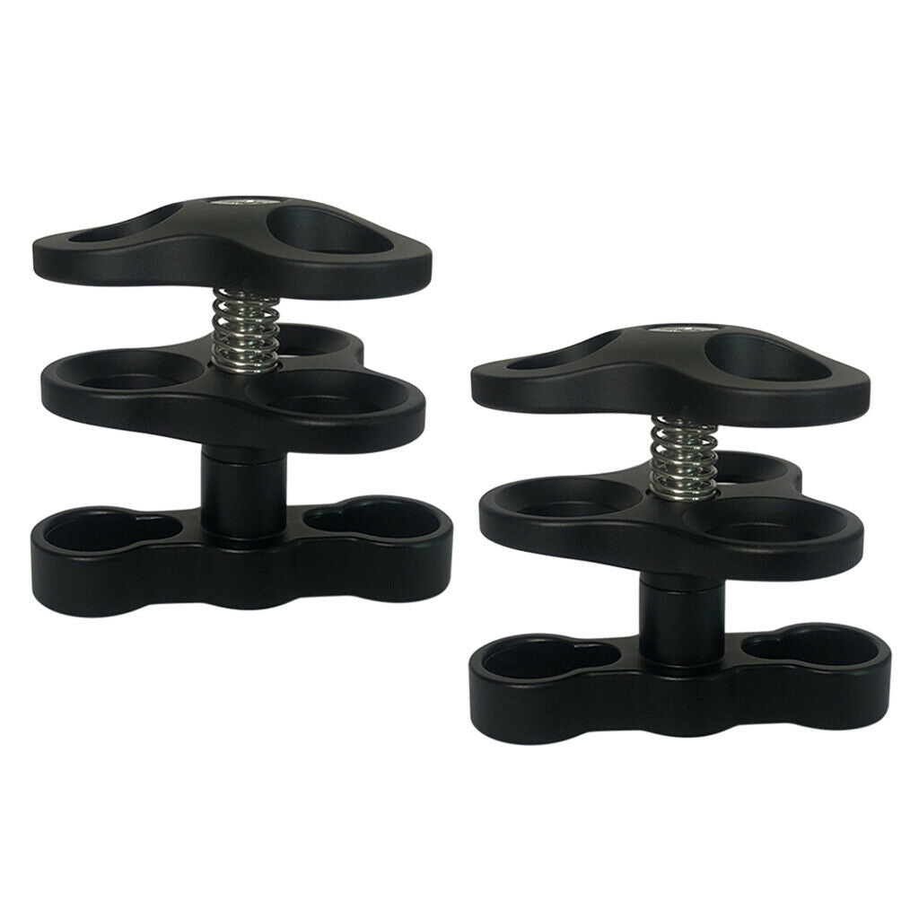 2 Pieces Diving Lights Clamp Ball Clamp Easy Moving for Light Arm System