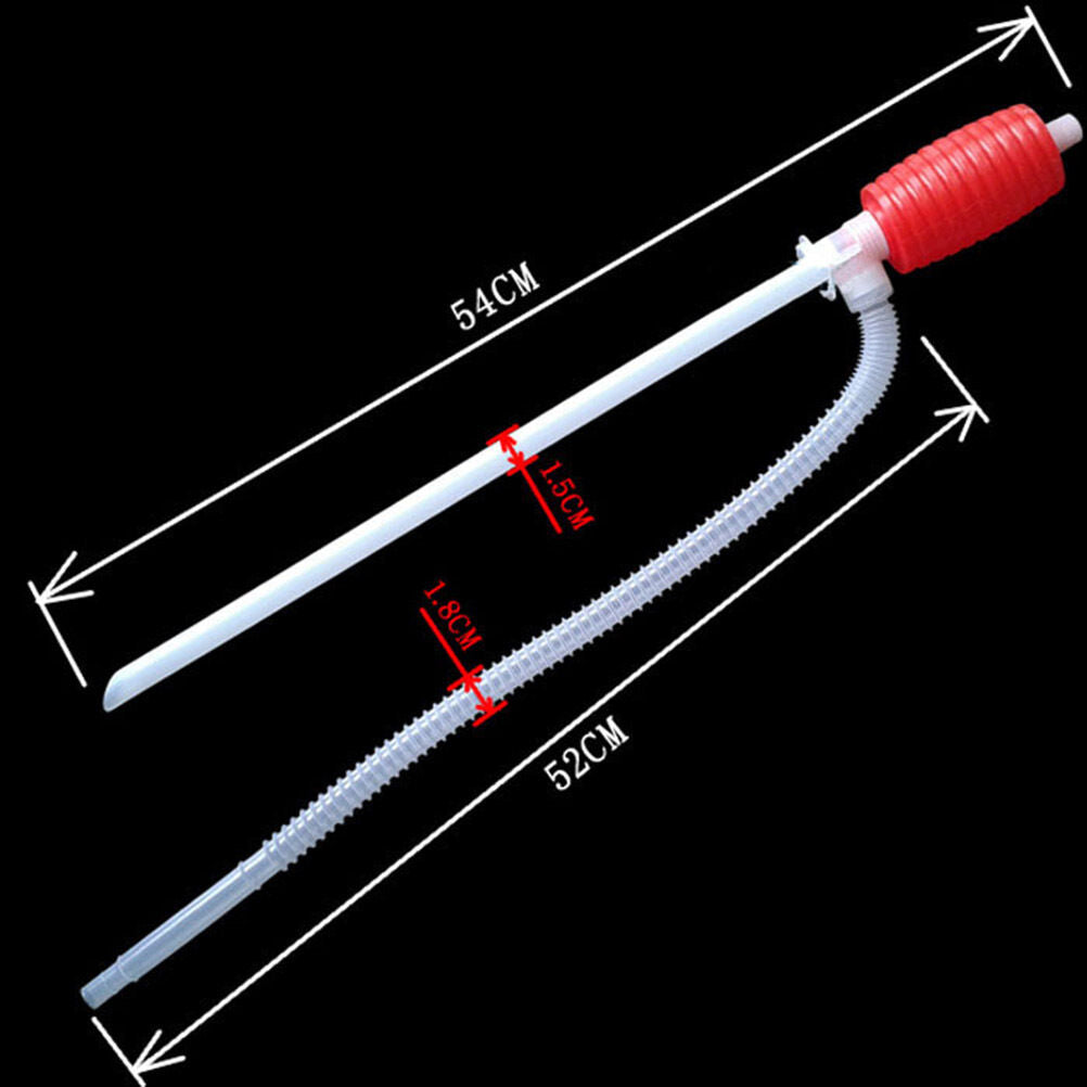 Portable Manual Car Siphon Hose Oil Gas Water Liquid Transfer Hand Pump Su.l8