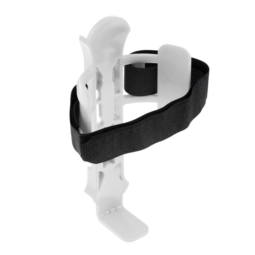 Cycling Adjustable Plastic Water Bottle Holder Cages with 2 Screws White