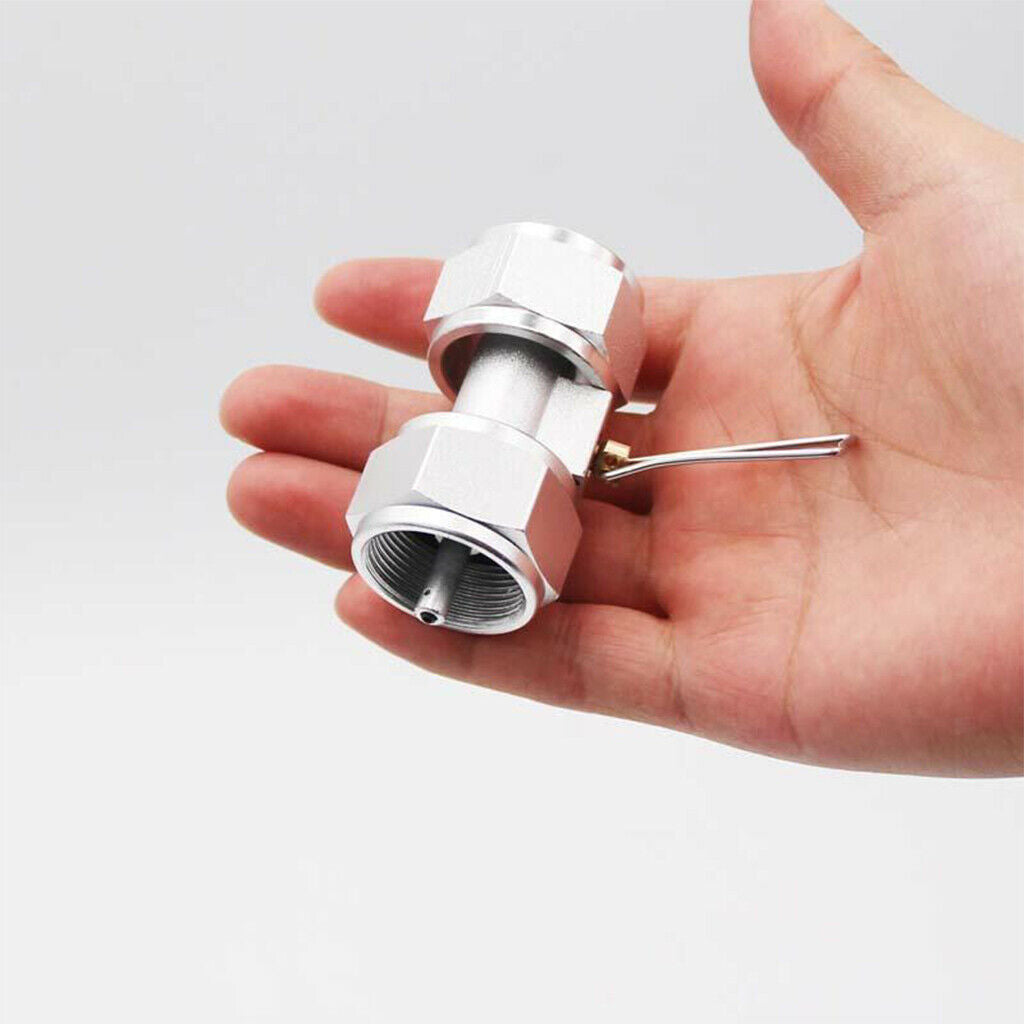Outdoor Camping Gas Tank Connector Picnic Cylinder Split Type Adapter Conversion