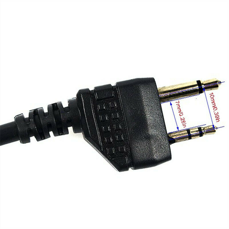 Waterproof PTT Cable for Radio Walkie Talkie GXT LXT Alan Midland Line Plug