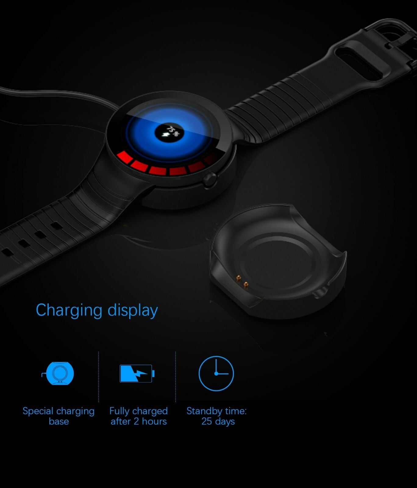 E3 Smart Watch Men Fitness Bracelet Heart Rate Blood Pressure Health Tracker SUK