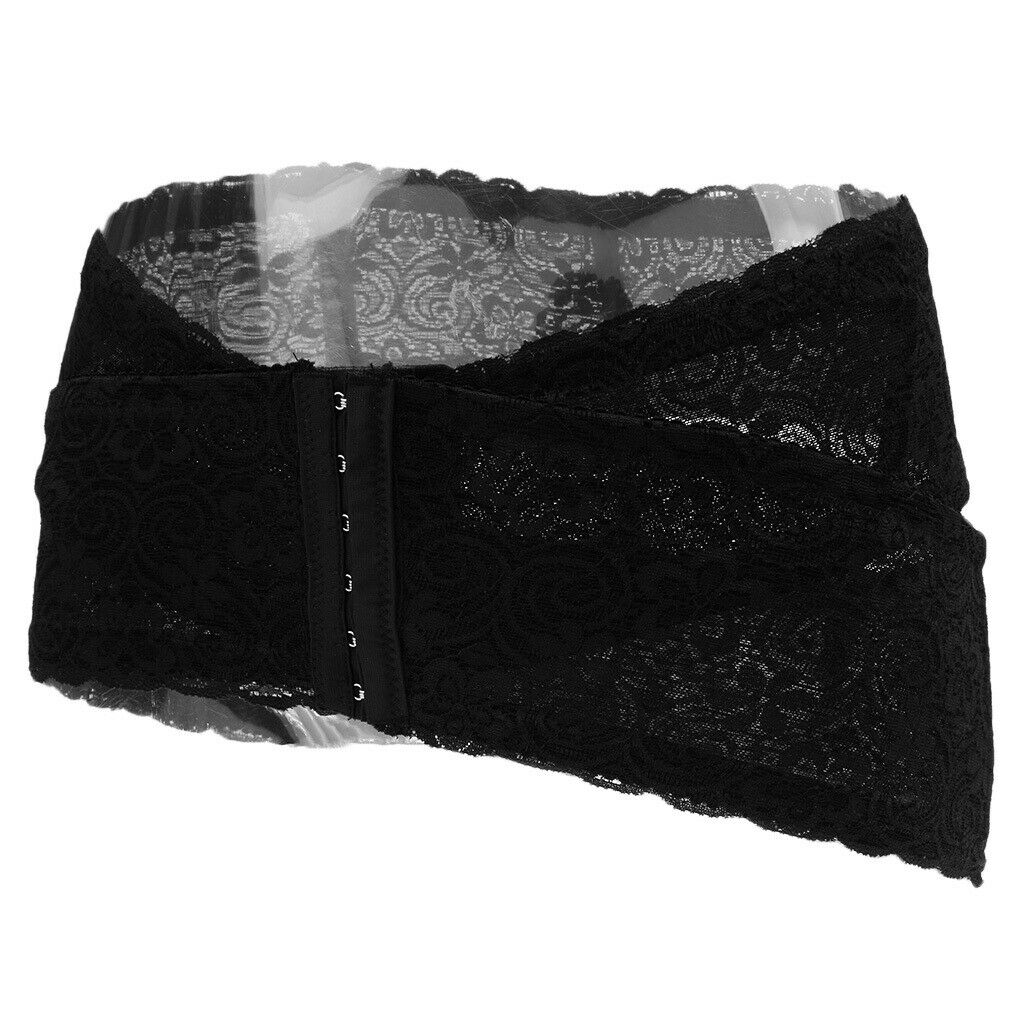 Women Hip Body Corset Control Abdomen Shaper Belts L Black