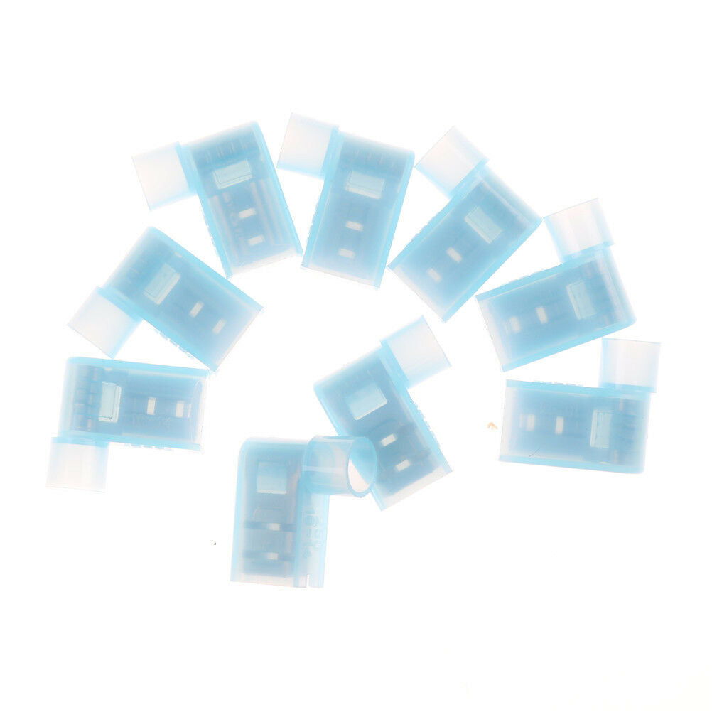 40pcs 90 Degree Nylon Insulated Female Push On Wire Terminal Connector .l8