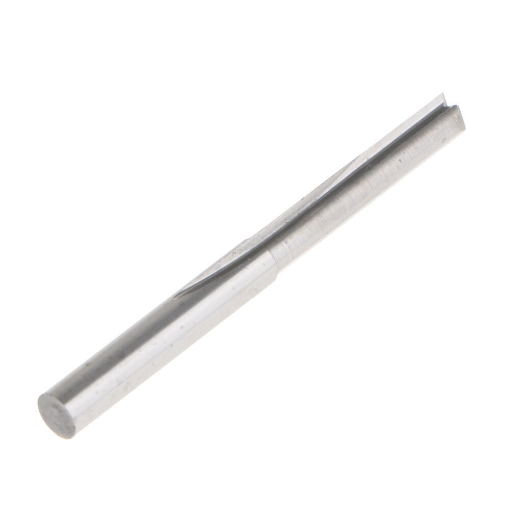 4mm x 22mm Double Flute Straight Router Bit with 4mm Shank, Pack of 10