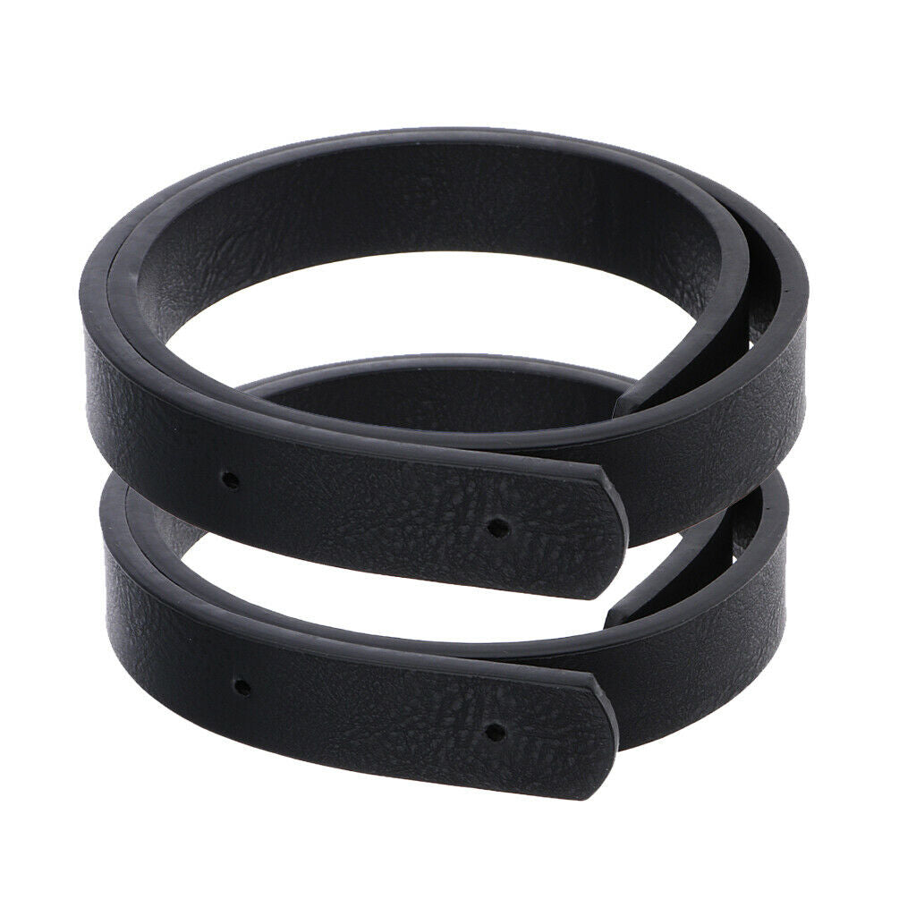 Pack of 2pcs Women Black Bag Strap Belt Shoulder Bag Replacement Belt Handle