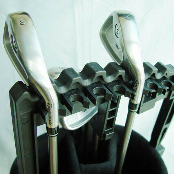 9 Slots Golf Iron Club Shafts Protection Holder Portable Accessory Organizer