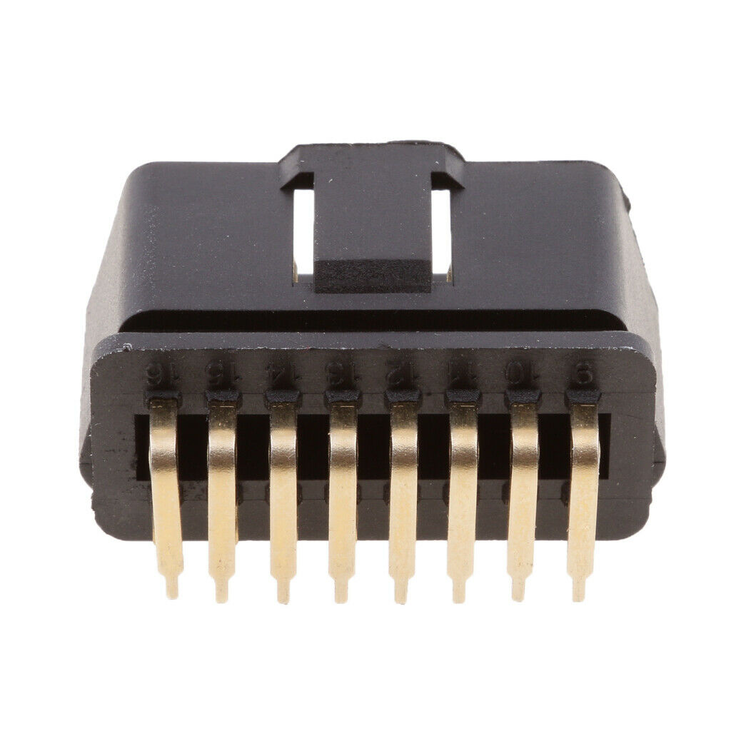 Car Diagnostic Adapter OBD II OBD2 16Pin 90 Degree Angle Male Plug Connector