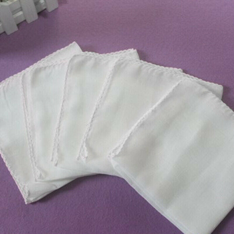 10Pcs Newborn Kid Baby Soft Feeding Towel Waterabsorption Cotton Square Scarf HN