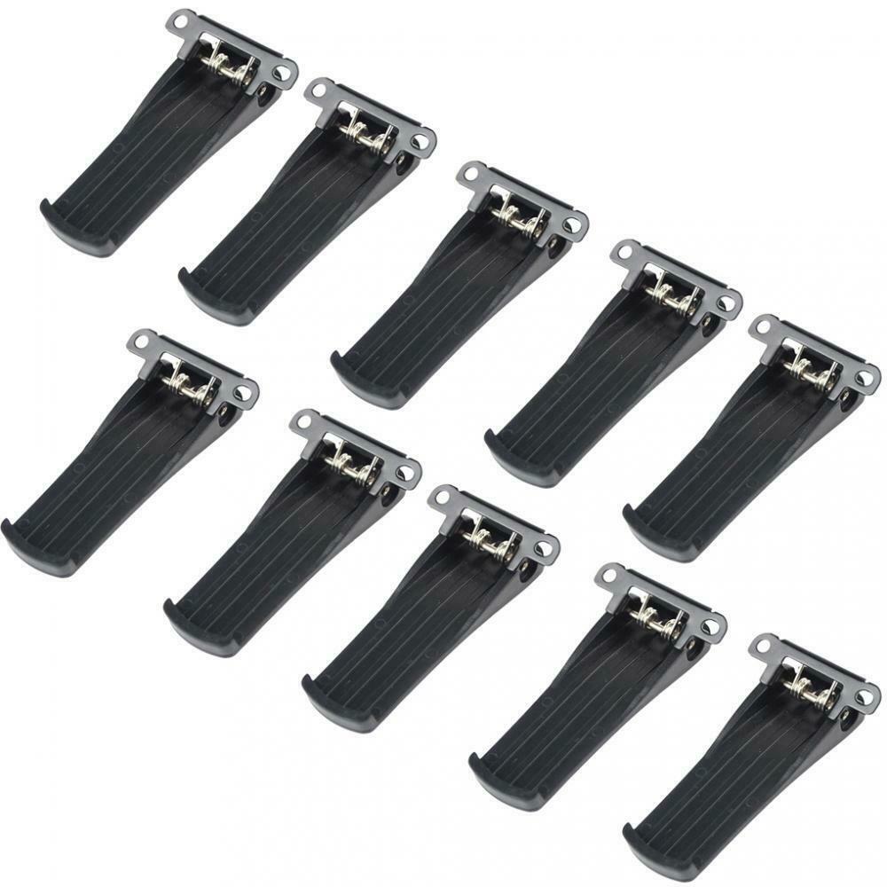 10x Replacement Plastic Belt Clip Clamp for Baofeng 2 Way Radio BaoFeng 666S