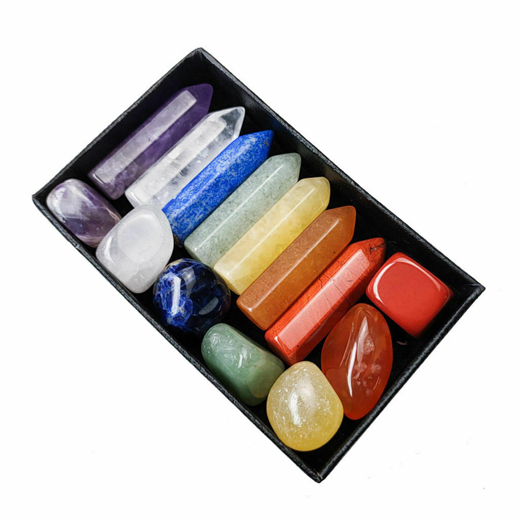 Crystal Energy Stones Clear Quartz Gems Specimens Meditation Collection