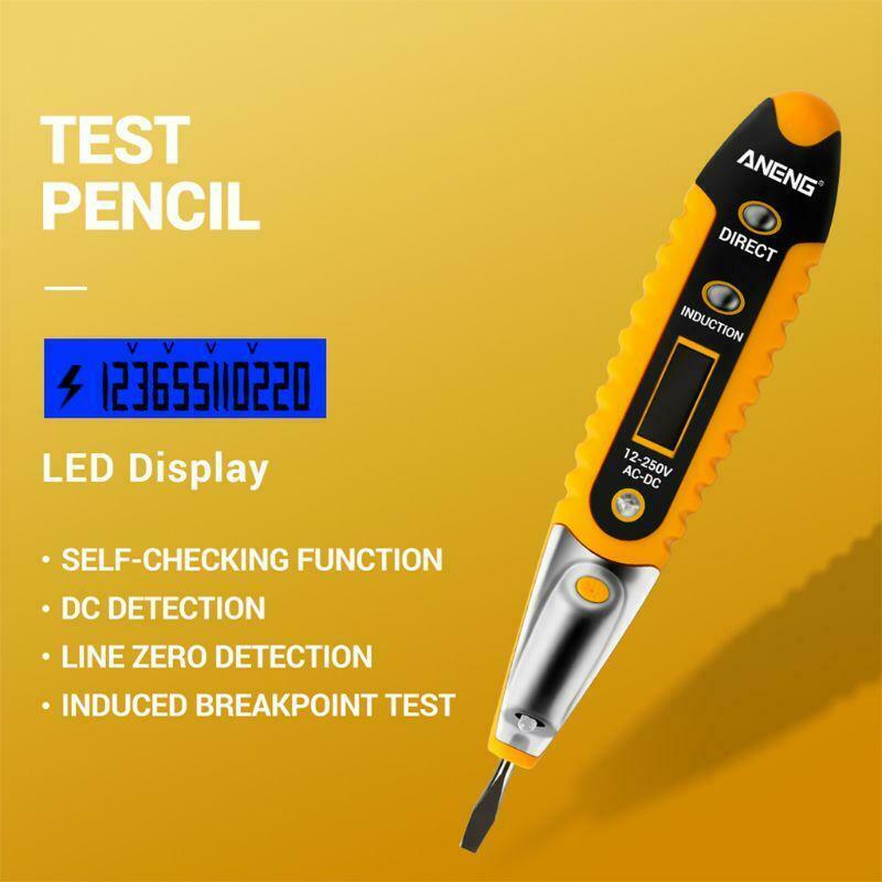 Contact Tester Pen AC Voltage Detectors Meter Volt Current Electric Test Pencil