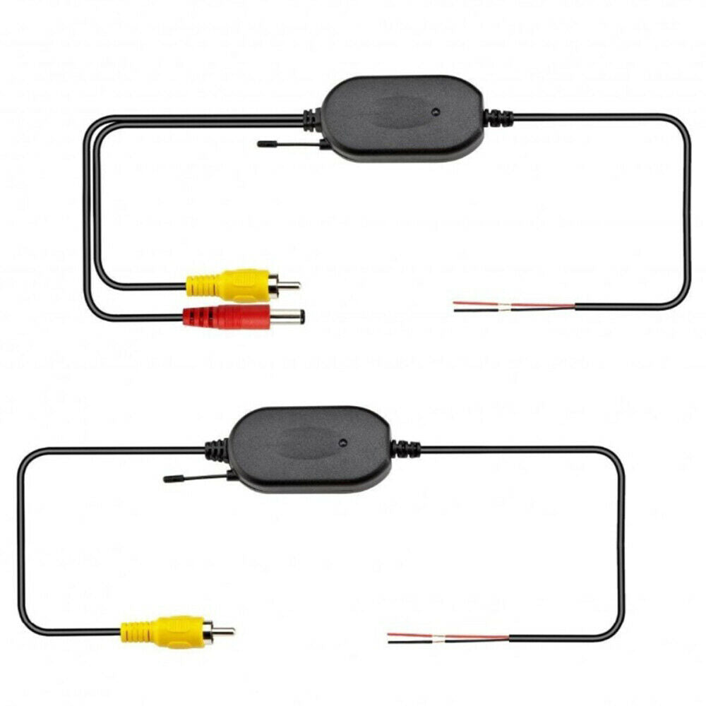 2.4GHz Wireless RCA Video Transmitter and Receiver for Car rear view Camera DVD