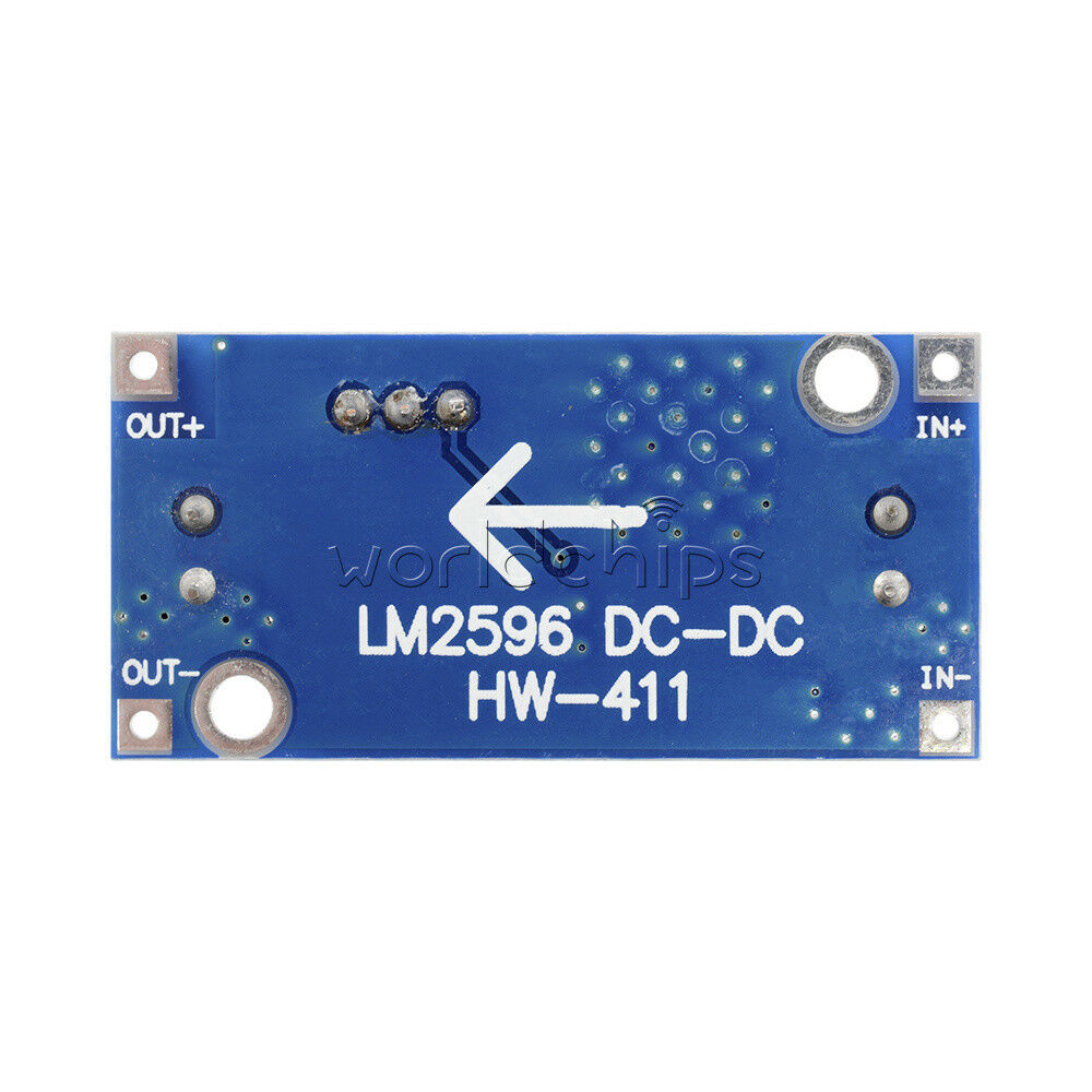 5Pcs Output 1.23V-30V DC-DC Buck Converter Step Down Module LM2596 Power Supply