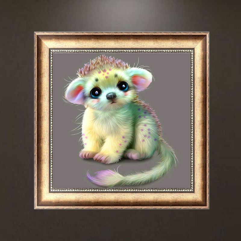 Lovely Cat 5D DIY Diamond Painting Embroidery Cross Stitch Kit Home Decor