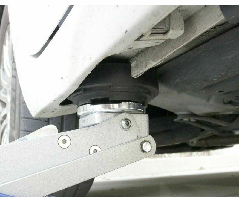 Cross Slotted Frame Rail Floor Jack Disk Pad Adapter for Pinch Weld Side JACKPAD