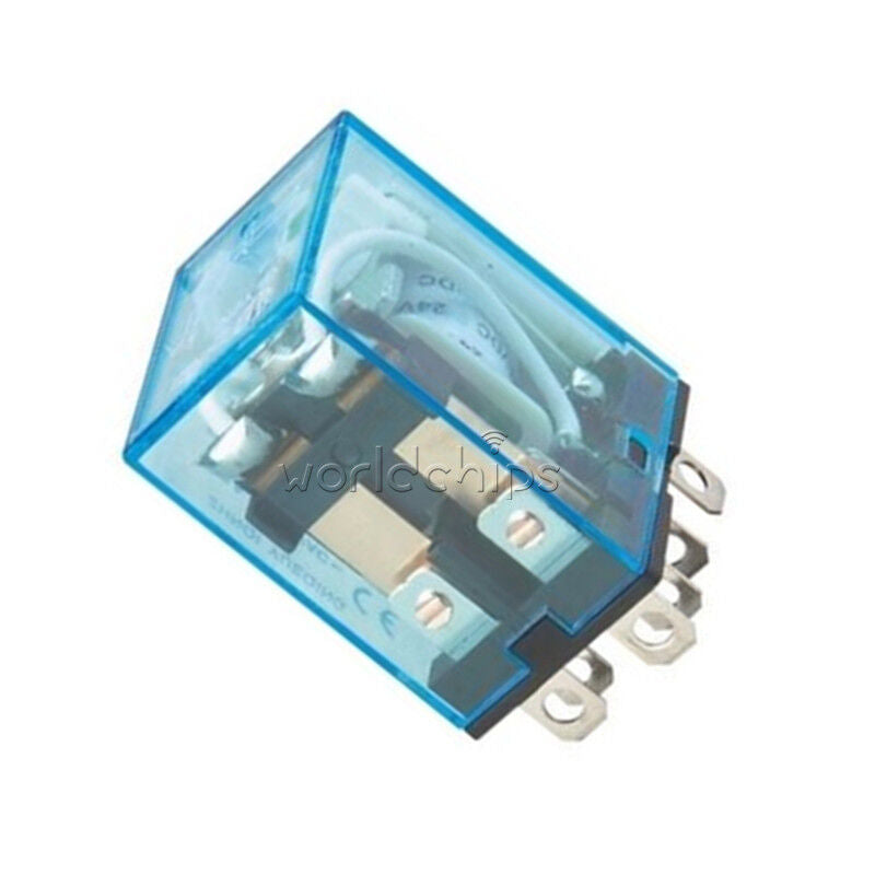 10PCS 12V Small Relay Omron LY2NJ DC 10A 8PIN Coil DPDT W