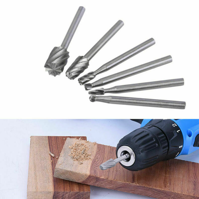 6Pcs Practical Wood Carving Chisel Woodworking Gouges Hand Crafting Tools Sets