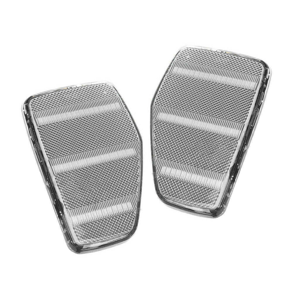 2pc Clear Front Fender Side Marker Lights Fit For Hummer H3T 09-10 H3 05-10