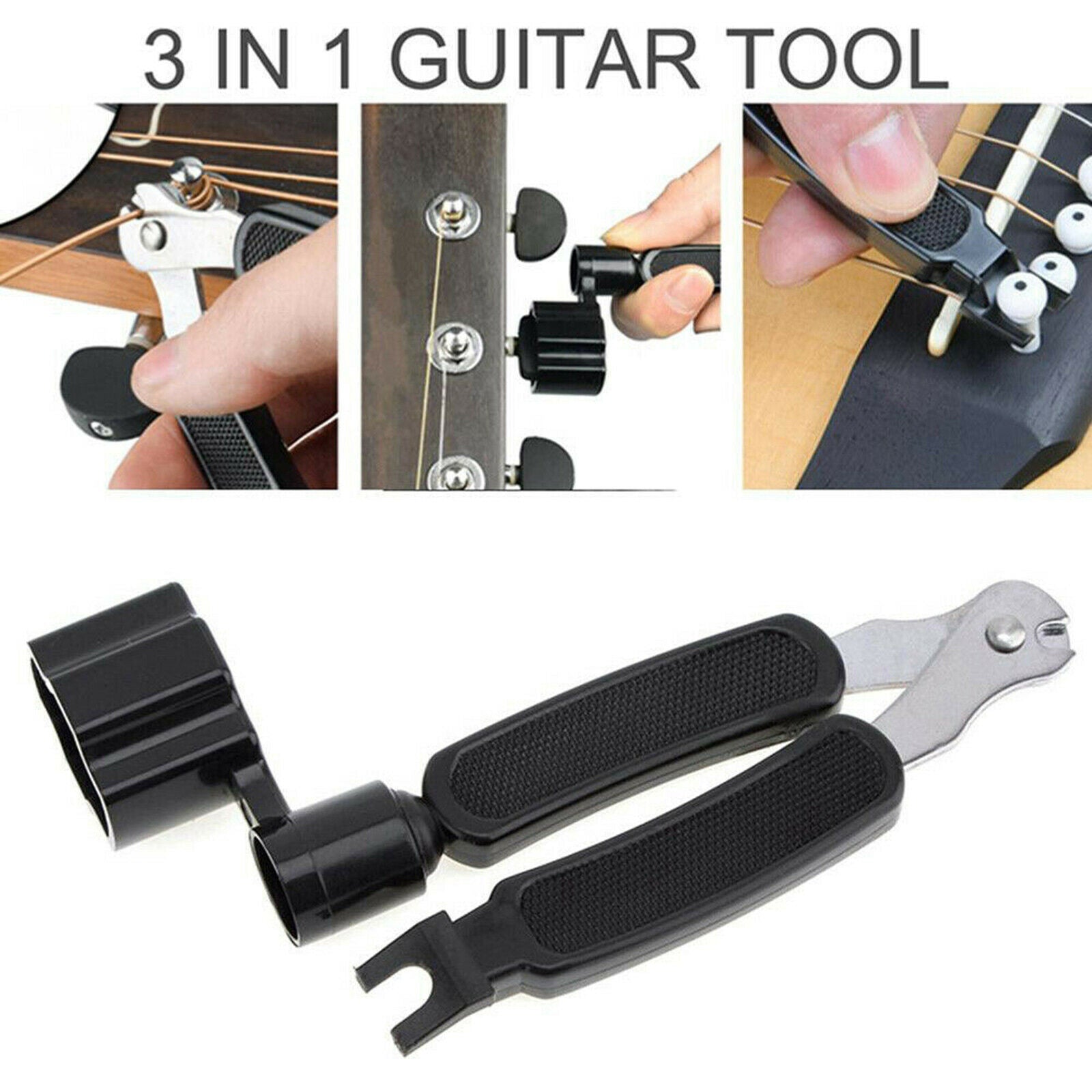 6pcs Bass Guitars Machines Heads Tuners 3 Left, 3 Right & Screws Accessories