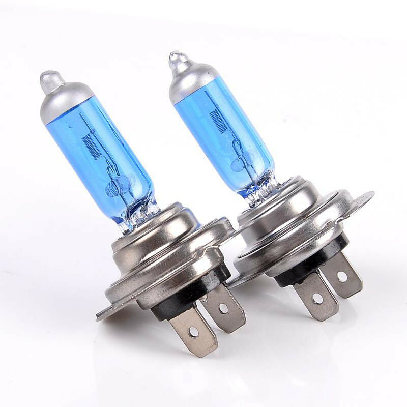 2x Xenon White Bright H7 55W 12V 6000K Gas Halogen Headlight Light Lamp Bulb