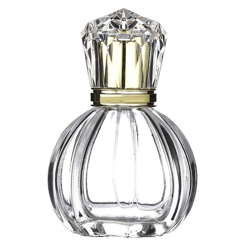 50ml Portable Clear Travel Refillable Spray Perfume Glass Empty Bottle HF Fx